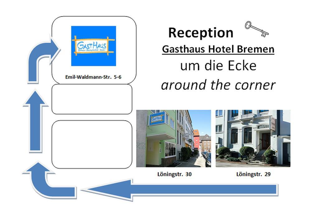 Gasthaus Hotel Brémai repülőtér Kültér fotó